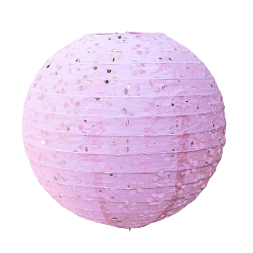 Lanterne Chinoise Ajourée Rose – Image 2