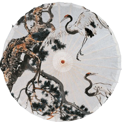 Ombrelle Chinoise Grue