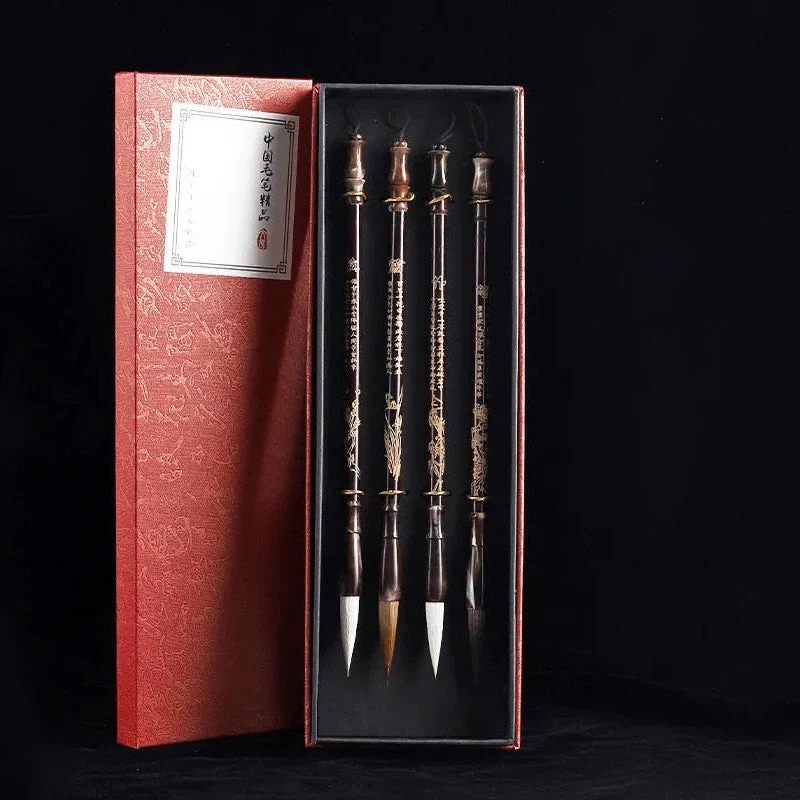 Pinceau Chinois en Poils de Loup Sauvage – Image 2