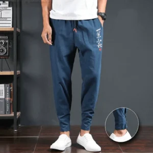 Pantalon Chinois Bleu
