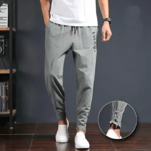 Pantalon Chinois Gris