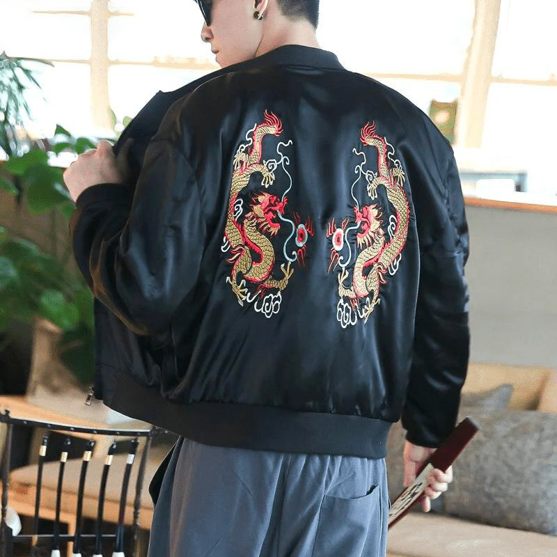 Veste Chinoise Homme Bombers – Image 2