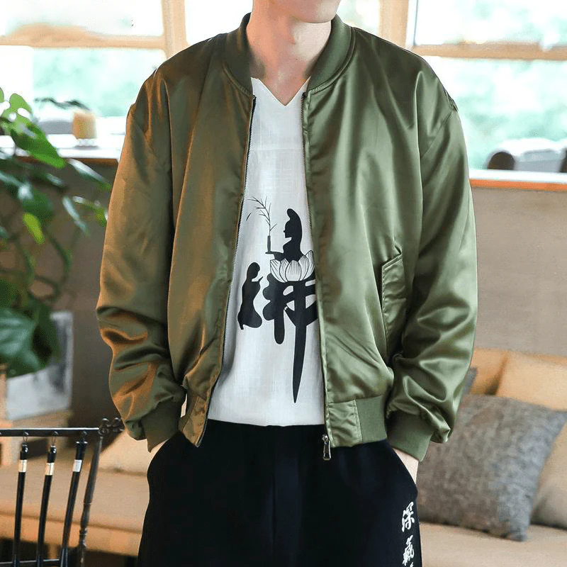 Veste Chinoise Homme Bombers – Image 6
