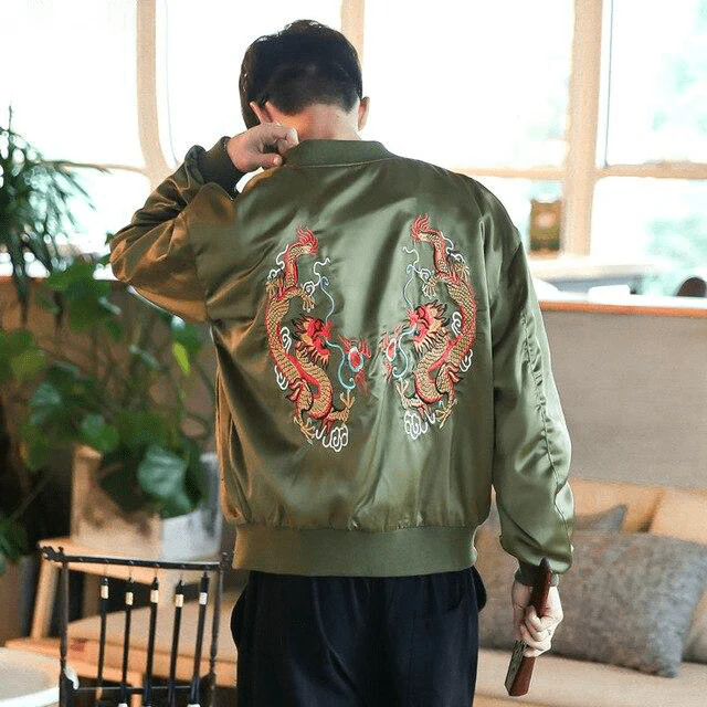 Veste Chinoise Homme Bombers – Image 5