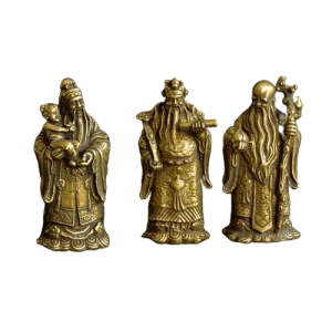 Statue Chinoise Étoiles du Bonheur