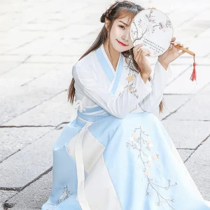 Hanfu Bleu Ciel