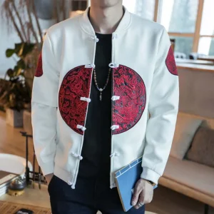 Veste Chinoise Homme Unie