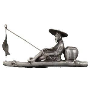 Statue Chinoise Pêcheur