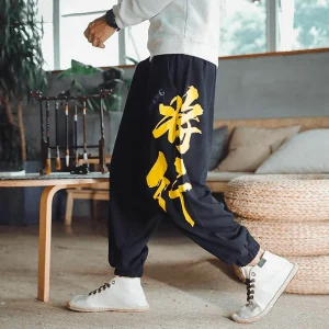 Pantalon Motif Chinois