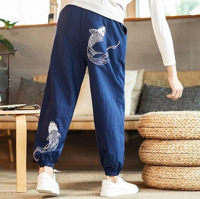 Pantalon Chinois Poissons – Image 6
