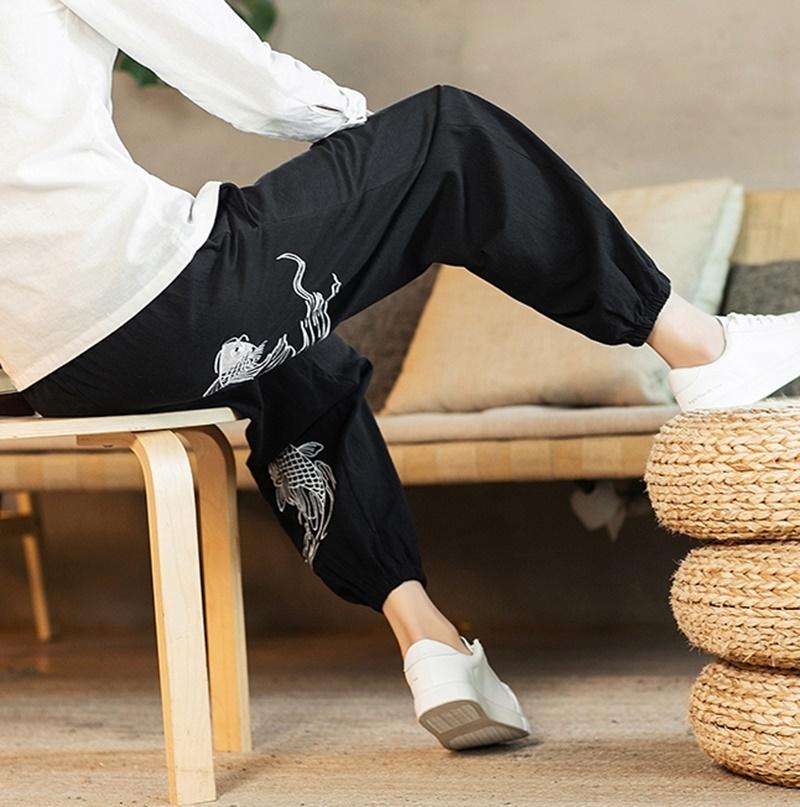 Pantalon Chinois Poissons – Image 5