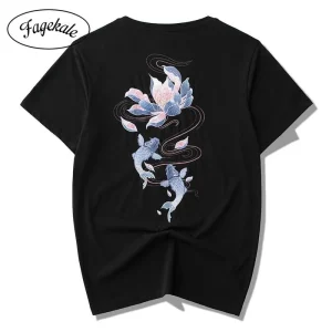 T-shirt Chinois Coton