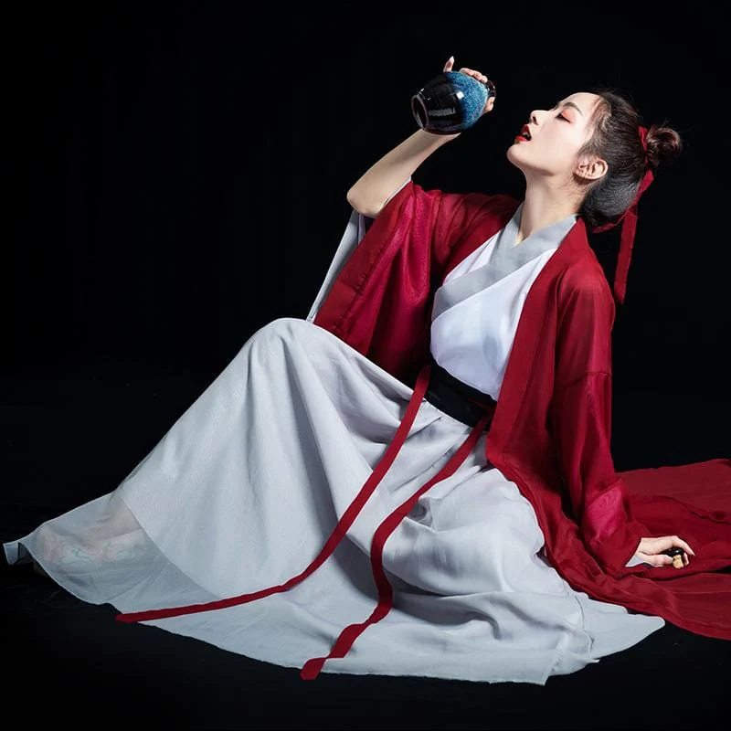 Hanfu Kimono Gris – Image 4