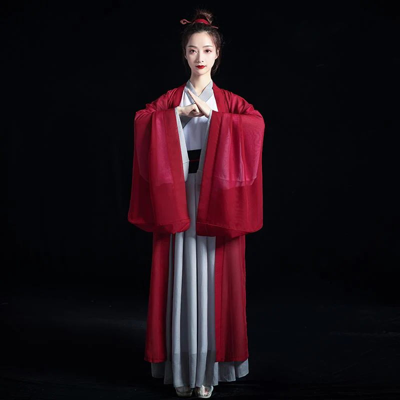 Hanfu Kimono Gris – Image 3