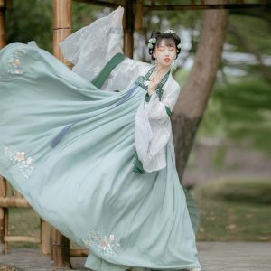 Hanfu Vert Emeraude