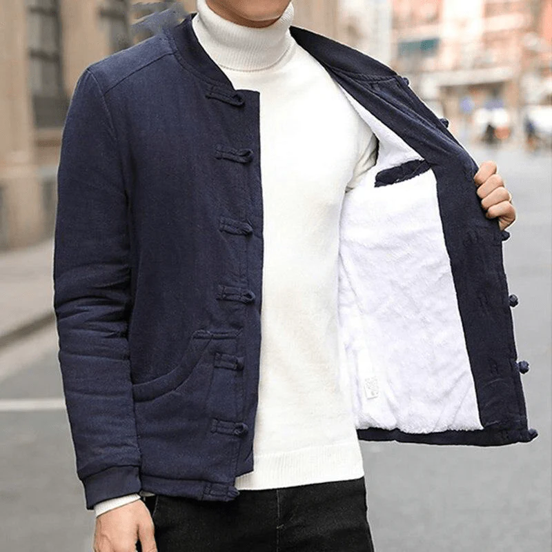 Veste Chinoise Homme Classique – Image 7