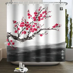 Rideau Douche Chinois