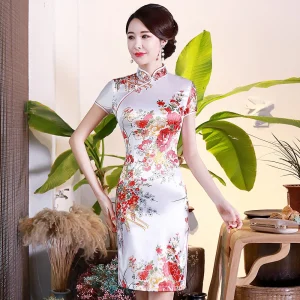Robe à Fleurs Chinoise