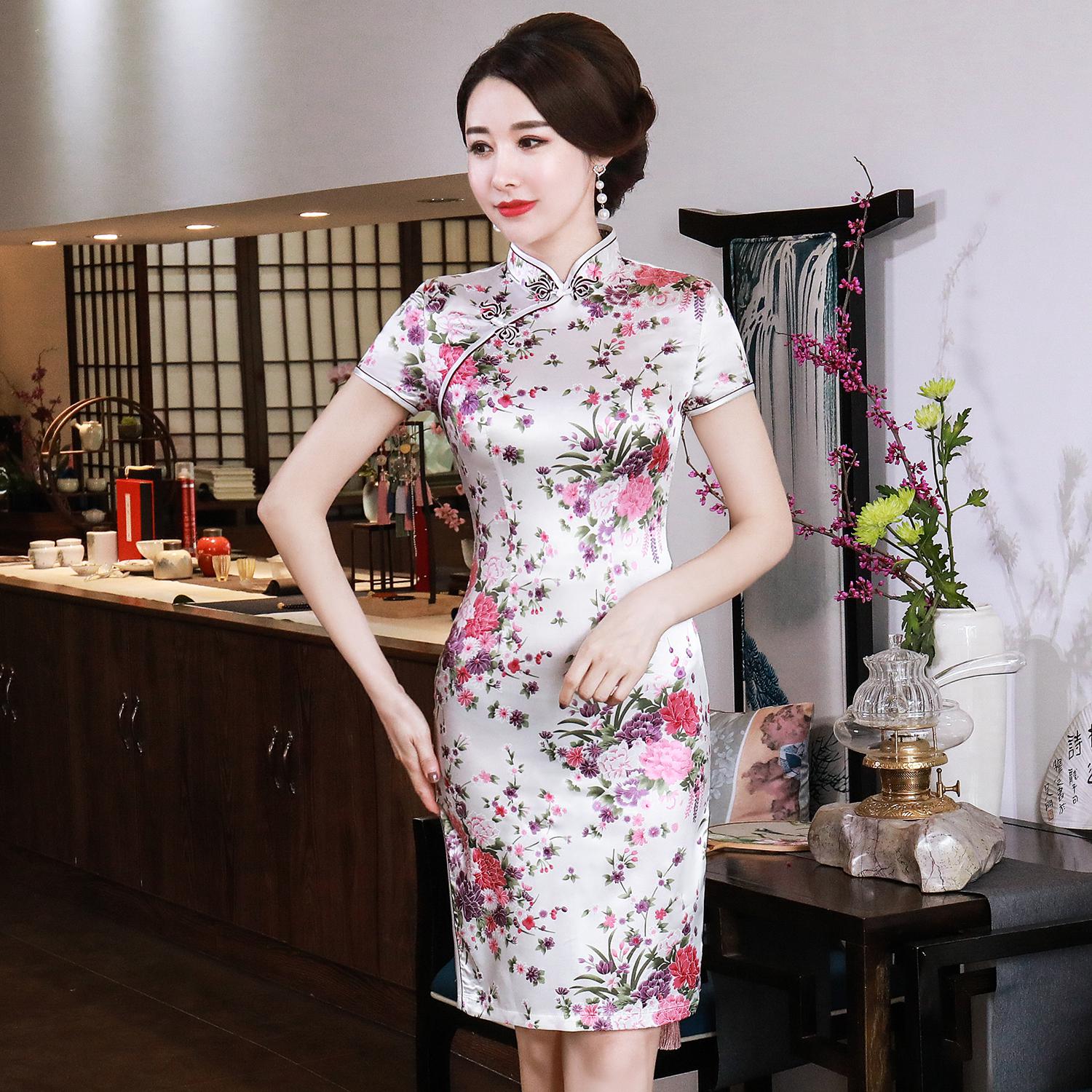 Robe à Fleurs Chinoise – Image 6