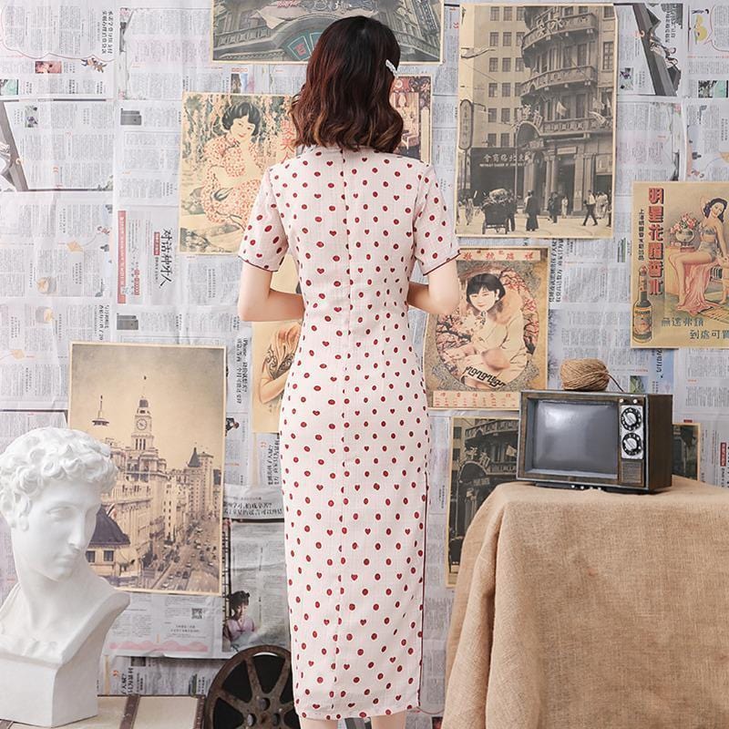 Robe Chinoise à Pois – Image 6