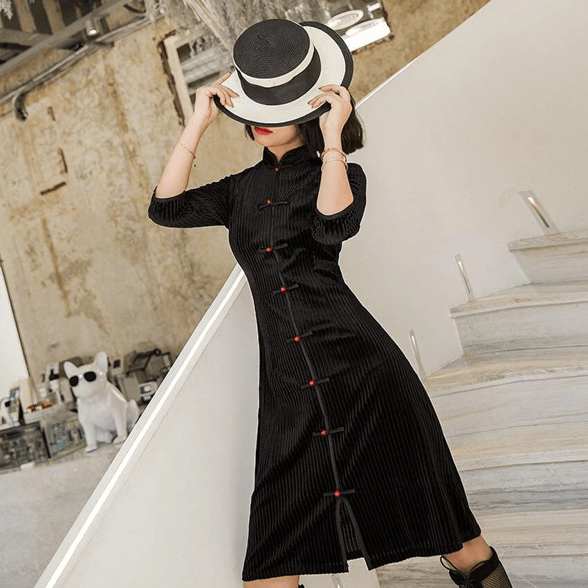 Robe Chinoise Chemise – Image 3