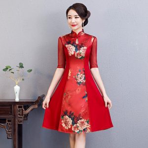 Robe Chinoise Pivoines