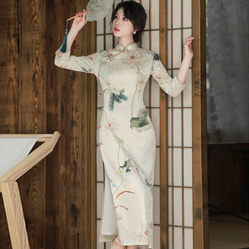 Robe Chinoise Longue Traditionnelle – Image 5