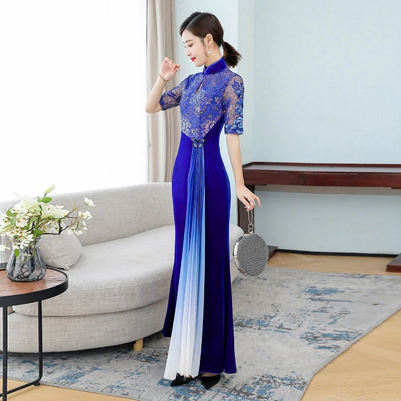 Robe Chinoise Velours – Image 4