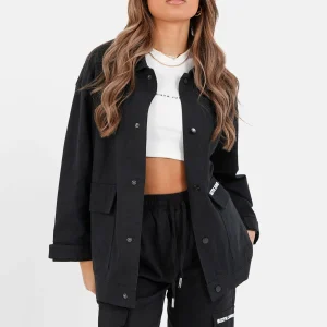 Veste travail oversize Noir