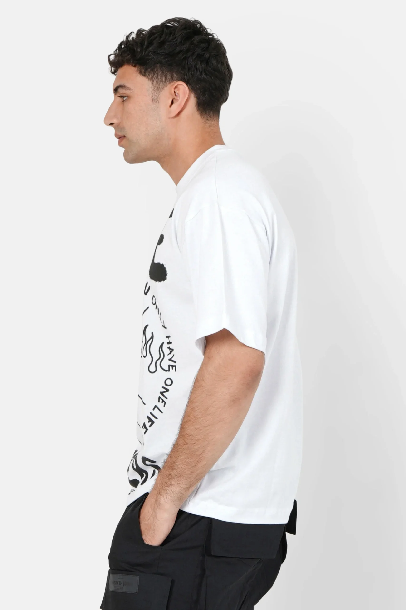 T-shirt LOVE MATTERS Blanc – Image 5