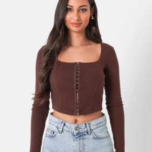 CORSET bustier l/s top