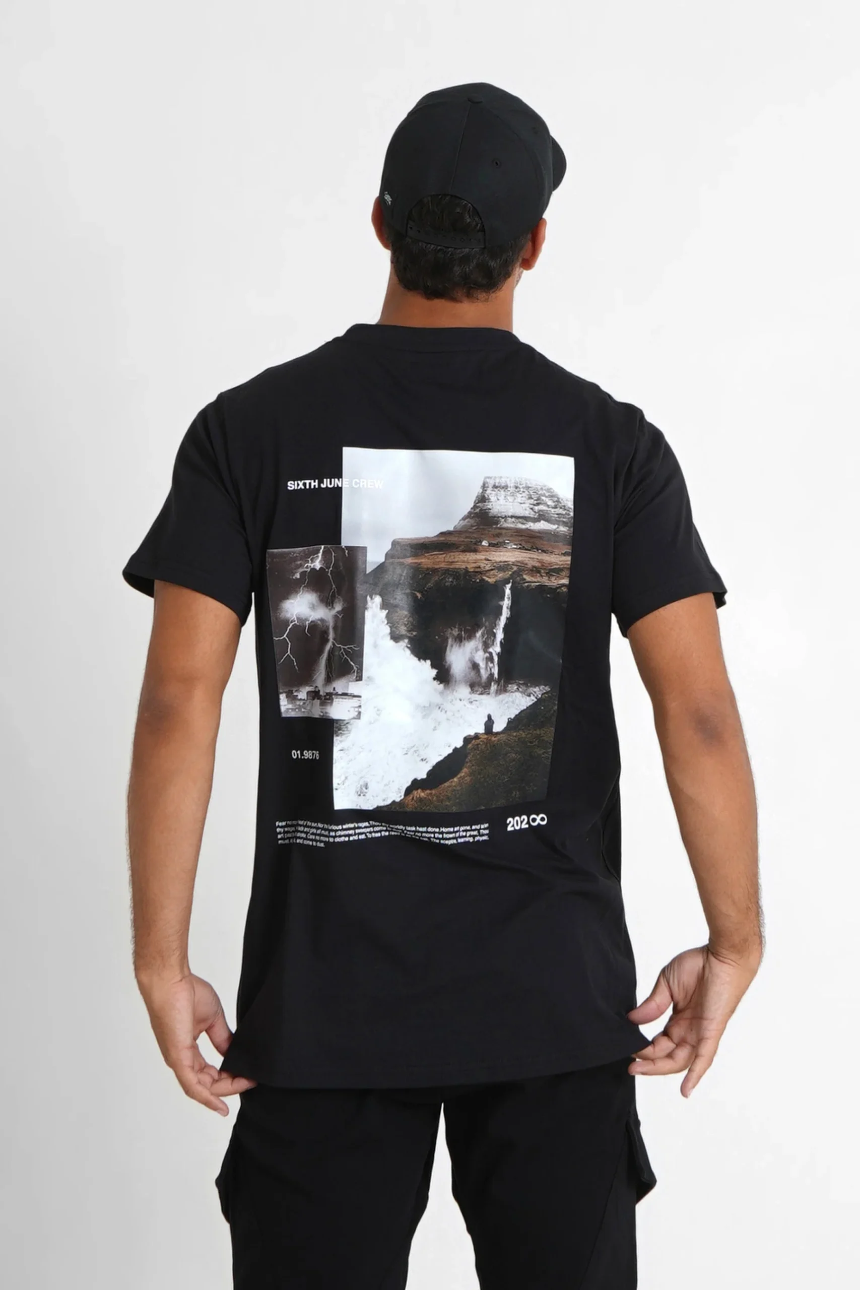 T-shirt moodboard Noir