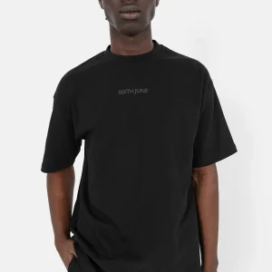T-shirt logo gomme Noir