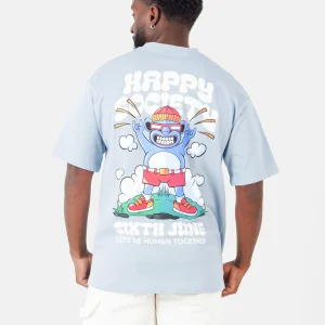 SOCIETY printed s/s t-shirt