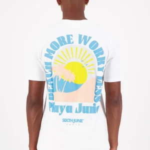 BEACH printed s/s t-shirt