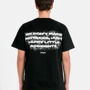 T-shirt mistake arrière Noir