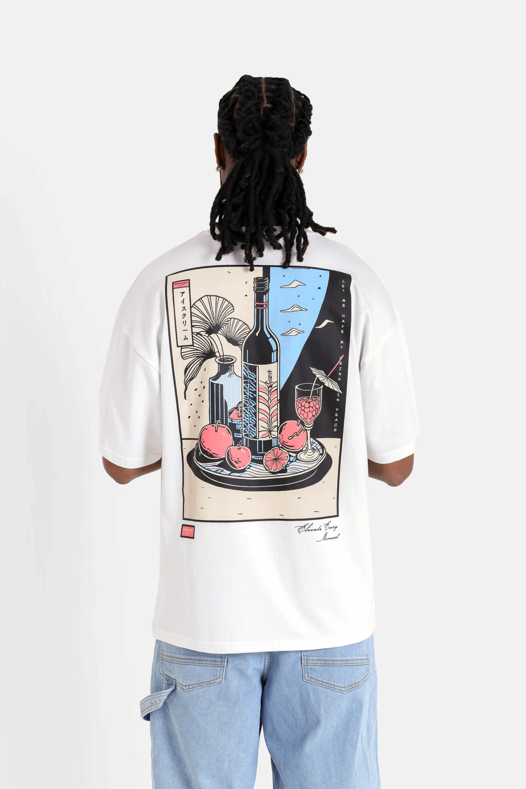 COCKTAIL printed s/s t-shirt