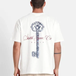 KEY printed s/s t-shirt