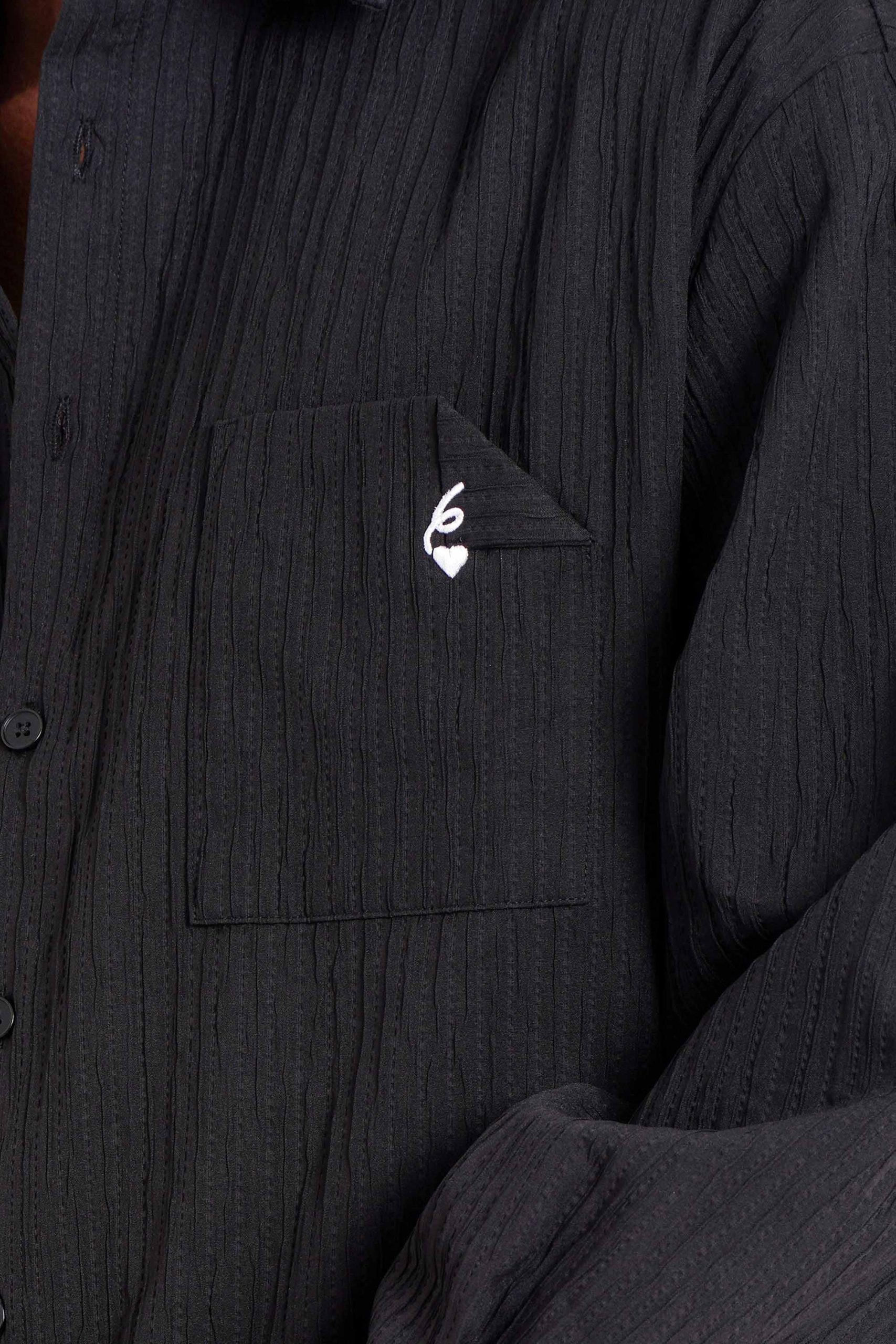 6 HEART stripes shirt – Image 4