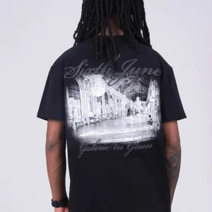 GALLERY back print s/s t-shirt