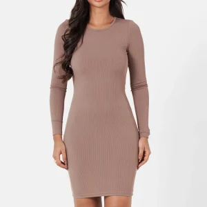 BACKLESS mini l/s dress