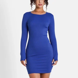 BACKLESS mini l/s dress
