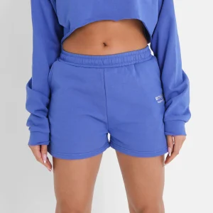 Short LOVE MATTERS brodé Bleu foncé