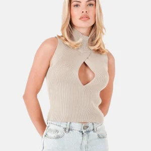 OPENING knitted w/s top