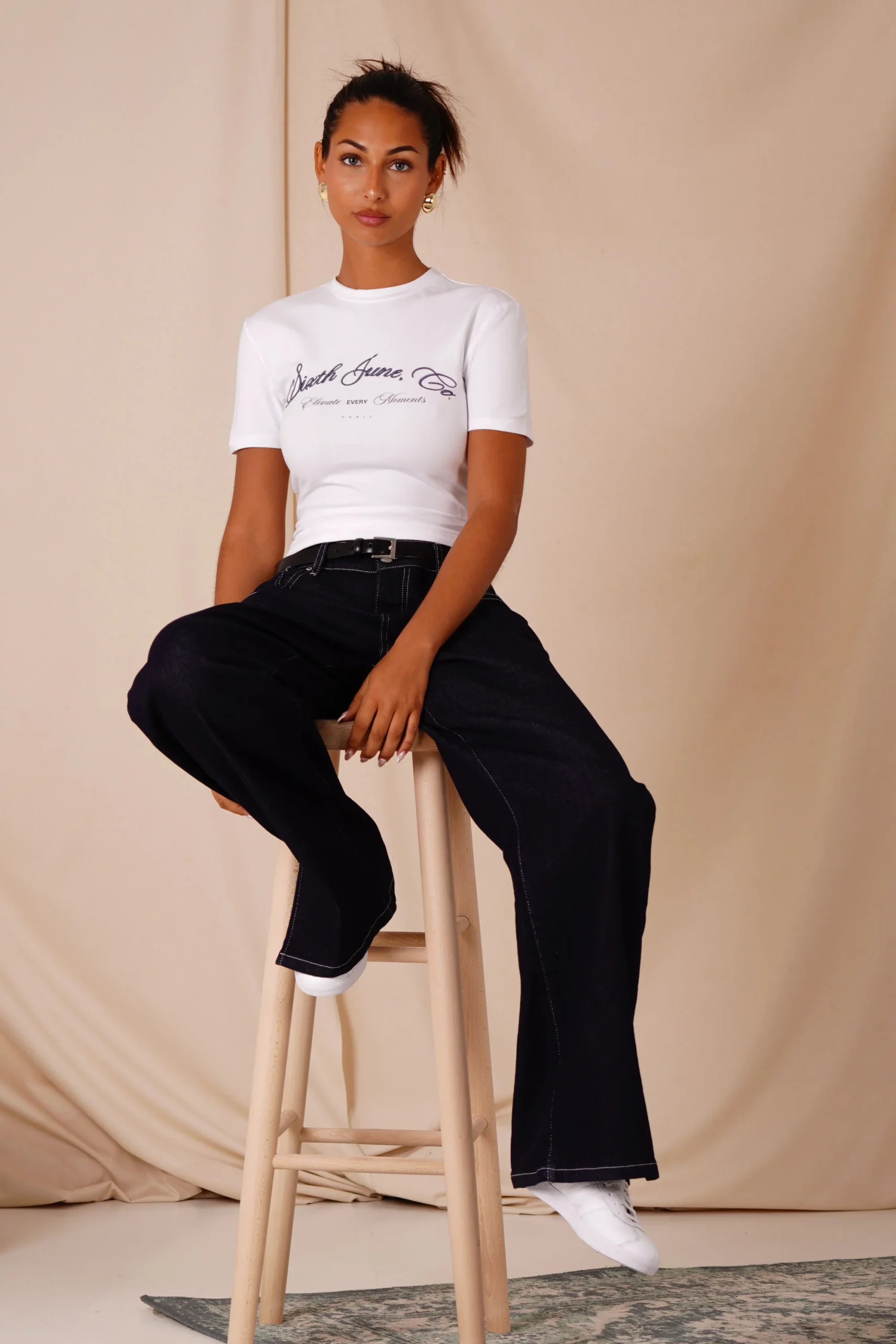 ELEVATE embroidery s/s top – Image 7