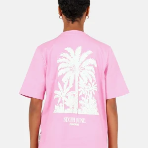 PALM TREE printed s/s t-shirt