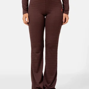 6 HEART textured pant