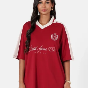 SOCCER embroidery s/s t-shirt