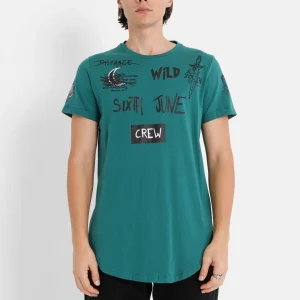 CREW printed s/s t-shirt