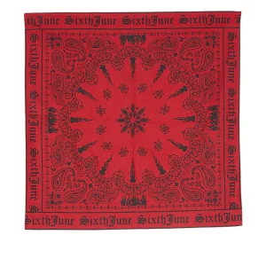 Bandana imprimé rouge